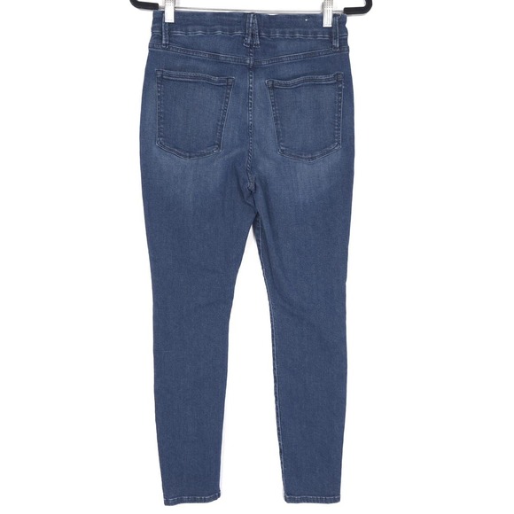 GOOD AMERICAN Women's Jeans 10/30 Skinny Button Fly Stretch GLEB16OT BLUE830 - Picture 11 of 13